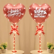 [Ready Stock] 60cm Love Heart Balloon Birthday First Birthday Decoration Banquet Birthday Confession