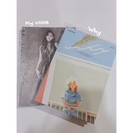 SNSD Girls' Generation Taeyeon Why & My voice album