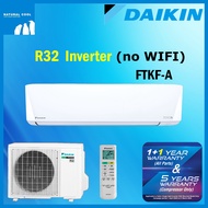 DAIKIN aircond inverter (No Wifi-FTKF-A) 1hp/ 1.5hp/ 2hp air conditioner