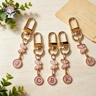 Butterfly Initial Letter Keychain