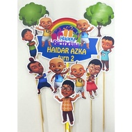 Upin Ipin Cake Topper