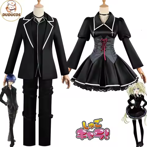 Tsukiyomi Utau Cosplay Costume Anime Shugo Chara DUDU-R Women Gothic Dress Costume Tsukiyomi Utau Co