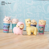 3D Alpaca Cup Eraser Setip Cute Cartoon Character Sheep llama ilama Cheap
