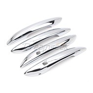 Door Handle Cover For Hyundai Elantra CN7 2021+ Exterior Chrome Molding Trim w/ 2 Smart Key Hole
