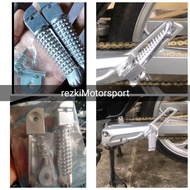 Honda wave footrest 125s 100r pemijak kaki belakang besi aluminium wave 100r cover set thailand