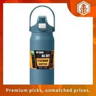 1500ML/2500ML🔥[With Straw] 2500ml Stainless Steel Vacuum Flask Thermos Sport Bottle Office School Us