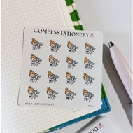 COMELS Hair Appointment Daily Chores Sticker Sheet for Planner Bullet Journals Journaling Diary