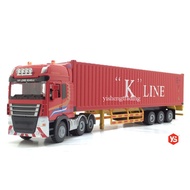 DL1:50 scale diecast car container truck kline, maersk, msc,evergreen Toy Vehicle LorryMY