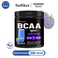 SOFTHER BCAA Powder Blue Raspberry Flavor Gym Supplement BCAA Powder Improve Energy Levels Support M