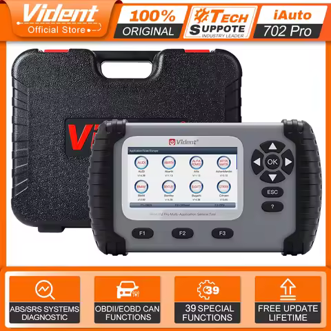 VIDENT iAuto702Pro OBD2 Scanner Car ABS SRS Engine Code Reader Automotive Diagnostic Tools Oil EPB D