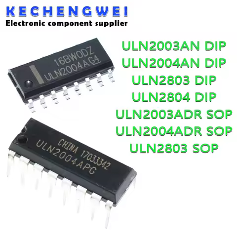 10PCS ULN2003AN DIP-16 ULN2003 ULN2003APG DIP ULN2003ADR ULN2004AN ULN2004ADR ULN2004 ULN2004APG SOP