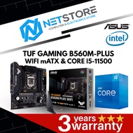 PWP ASUS TUF GAMING B560M-PLUS WIFI mATX & INTEL CORE I5-11500 PROCESSOR