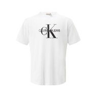 CK CALVIN KLEIN JEANS T-shirts 經典字母圓領胸前大logo短袖T恤衫男女同款情侶裝