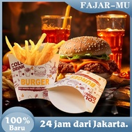 50 Pcs Food Grade French Fries Box / French Fries Box / French Fries Packaging