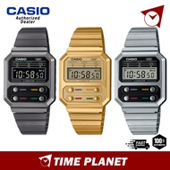 [Official Warranty] Casio Vintage Watch A100WE-1A/A100WE-1/A100WEG-9/A100WEGG-1/A100WEG/A100WEGG