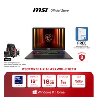 MSI NOTEBOOK VECTOR 16 HX AI A2XWIG-078TH | 16" QHD+ | Intel® Core™ Ultra 9 | NVIDIA® GeForce RTX™ 5