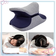 [meteor2] Travel Pillow Memory Foam Neck Pillow Support Pillow Portable Compact &amp; Dark Blue