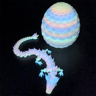 Luminous Toy 3D Printed Dragon Glow in the Dark Flying Dragon Rotatable Articulated Wing Dragons Hom