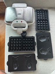 V 仔 窩夫機 Vitantonio Waffle Maker with Interchangeable Plates