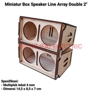 Box Speaker Line Array 2 Inch