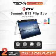 MSI Summit E13FlipEvo A13 | 13.4" FHD | i5-1340P | Iris Xe Graphics | 16GB LPDDR5 | 1TB SSD | Windows 11 Home Laptop (Summit E13FlipEvo A13MT-215SG) - Pure White