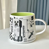 Minecraft Creeper Ceramic Cup Game Merchandise Large Capacity Mug Boy Water Cup Game Party Gift