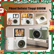Eid Gift 4K Digital Camera 68MP Portable CCD Vintage Digital Camera 2.4 inch 8X Zoom Compact Small C