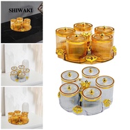 [Ready Stock] Condiment Jars Dustproof Seasoning Boxes Elegant Candy Containers Food Storage for Hou