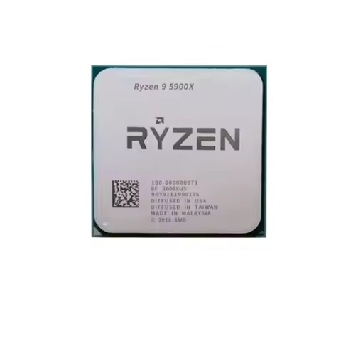 Ryzen 9 5900X used Bulk CPU for X570 B550 12-Cores 24-Threads 3.7 GHz Up to 4.8 GHz 105W AM4 CPU DDR