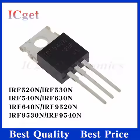 10pcs New IRF520N IRF530 IRF540 IRF630 IRF640 IRF9520 IRF9530 IRF9540 IRF530N 540N 630N 640N 9520N 9