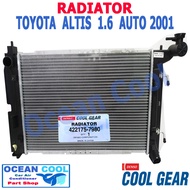 Radiator Altis 2001-2007 Gear Auto RD0022 Engine 1ZZFE 3ZZFE 1 600 1800 CC Cool Code 422175-7980 Rad