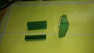 3.81mm 歐式端子 10P 公母座90度一對90元【PC板端子台,PCB端子連接器】