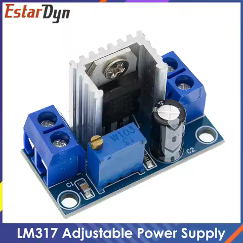 LM317 Adjustable Voltage Regulator Power Supply LM317 DC-DC Converter Buck Step Down Circuit Board M