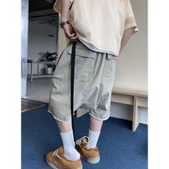 C c0814--24SS New Hot-selling Summer Retro Puffian Handsome Washed Fading Canvas Dropped Big Pocket 