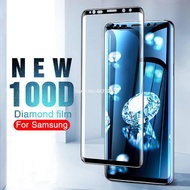 100D Curved Tempered Glass For Samsung Galaxy S S10 S8 S9 Light Luxury Plus 5G Screen Protector For Samsung Galaxy Note10 Note20 Note8 Note9 S20 S21 S22 S23 Plus Ultra 4G 5G UW