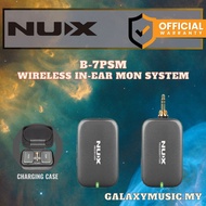 NUX B-7PSM Wireless In Ear Monitoring Headphone System Stereo Audio Transmitting with Charging Case 