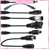NAV Travel Friendly DC5521 Female to DC8016 DC5525 Male Adapter Cable Cord Black