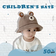 topi kids bucket hat kids Cute children's hat adjustable topi baby boy unisex