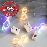 5PCS/Pack 3Modes LED String Fairy Lights Battery Wedding Hari Raya Lampu Dawai Tembaga 1-3M  Hiasan 
