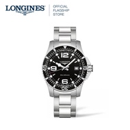 LONGINES HYDROCONQUEST นาฬิกาผู้ชายนาฬิกาดำน้ำหน้าปัดสีดำ41มม.