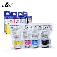 【PH Ready Stock】L&amp;C (4 bottles)Original BT5000 BT6000 BTD60BK Premium Ink Dye Ink Refill Ink Black 108ml Cyan Magenta Yellow 50ml Compatible For Brother printer DCP-T310 DCP-T500W DCP-T710 Brother ink