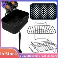 6 Pieces Double Basket AirFryer Parts for Foodi AF300UK AF400UK, Tower T17088, Instant Dual Zone Dee