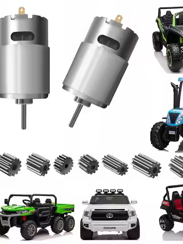 6V 12V 24V 8T 9T 10T 12Teeth 2PCS RS550 RS555 High-Speed Children's Electric Ride on Toys Car Vehicl