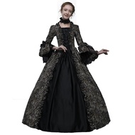 Women Rococo 18th Century Ball Gowns Renaissance Gothic Victorian Dresses Masquerade Vampire Costume