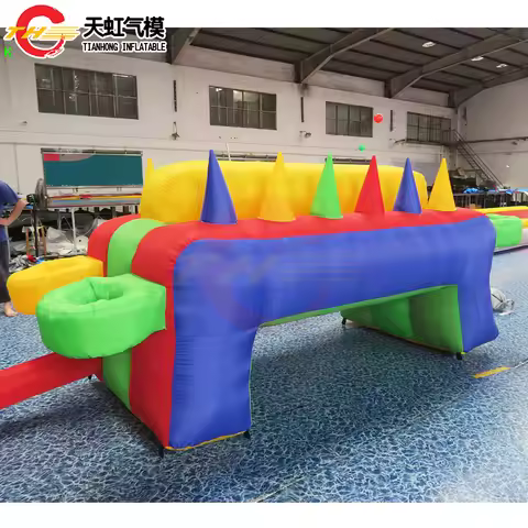 3x1.5x1.2mH Inflatable Floating Ball Carnival Sport Game Toys Air Juggler Hover Ball Shooting Galler