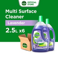 [Bundle of 6] Dettol 4-in-1 Disinfectant Multi Surface Cleaner 2.5L (Lavender/Green Apple/Citrus/Jas