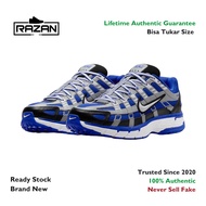 Nike P-6000 Racer Blue Flat Silver 100% Authentic Original