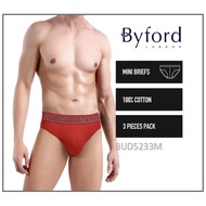 ByFord London 3 Cotton Spandex Mini Brief (BUD5233M)