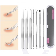 5/4/3PCS Hair Tweezers Acne Blackhead Removal Needles Kit Black Dots Cleaner Pore Cleaner Deep Clean