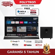 POLYTRON PLD 50BUG9959 Soundbar LED TV 50 inch Smart Google 4K UHD TV
